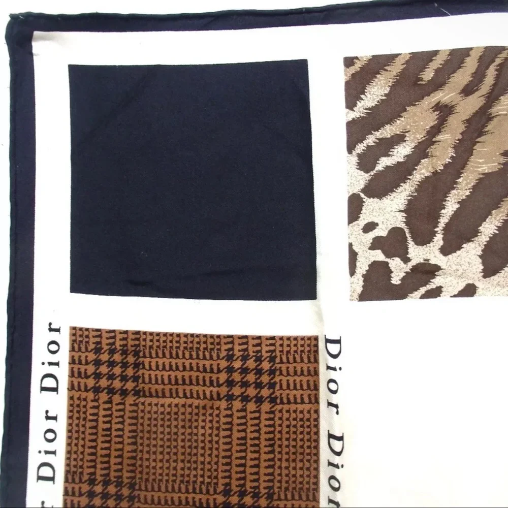 AUTH Christian Dior Silk Scarf